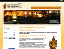 Tablet Screenshot of pension-steinwender.at